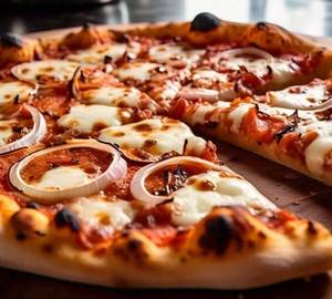 Amazing Onion Red Paprika Pizza