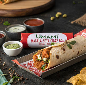 Masala Soya Chaap Roll
