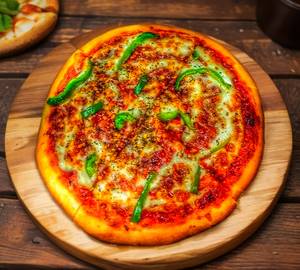Cheese capsicum pizza