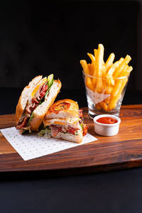 Bacon, Egg And Cheese Focaccia Sandwich