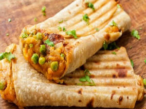 Potato Garlic Wrap & Roll