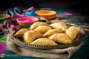 Milk cake khoya gujiya