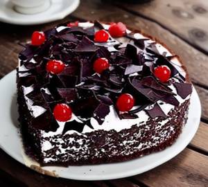 Black Forest Valentine's Heart Cake