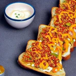 Exotic cheese chilli toast