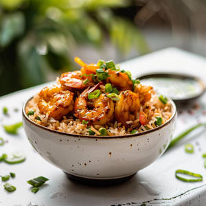 Schezwan Prawns Fried Rice
