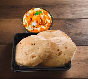 3 Phulka & Butter Chicken Curry 250 Ml