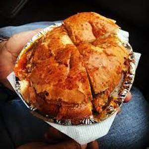 Cheesy tawa bun tikki