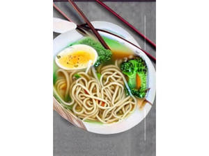 Veg Wanton Noodle Soup