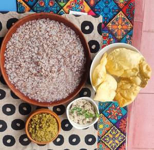 Kanji (Large) -Payar- chamanthi-Papadam - no spoon