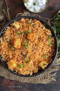 Paneer biryani