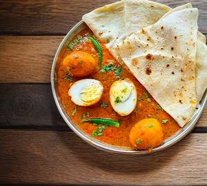 Egg Curry Phulka(2)