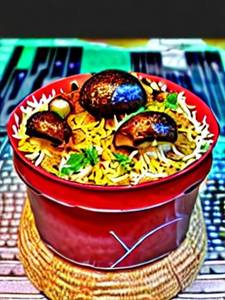 Mushroom Biryani