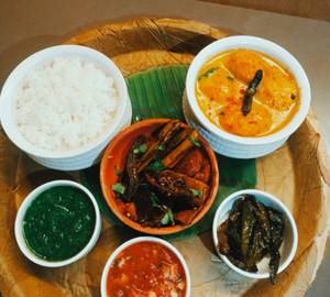 Kadhi + Rice + Kalonji + Fried Chilli Combo      