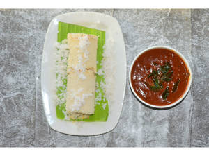 Puttu (1 Pc) + Fish Mulaku Combo