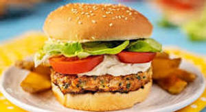 Simple tikki burger