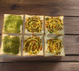 Paneer Cheese Club Sandwich