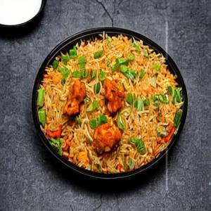 Chicken Chilli Garlic Schezwan Fried Rice