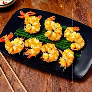 Butter Garlic Fried Prawns