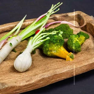 Exotic Vegetables In White Sauce