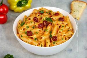 Spicy cheese cottage pasta                                                                    