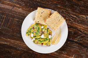 Frittatay - Spinach, Mushroom & Goat Cheese Eggs