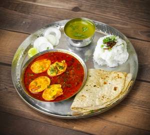 Egg Curry Thali