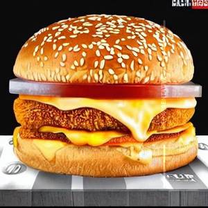 Double Cheese Chicken Burger