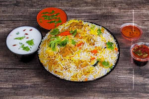 Veg. Biryani Plate