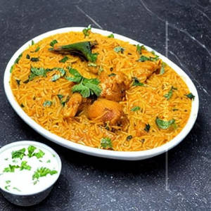 Malvani  Chicken Bhaat (rice)