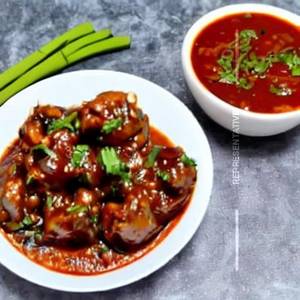 Mushroom Manchurian Gravy