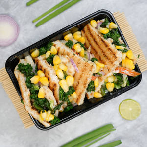 Spinach Corn Sandwich