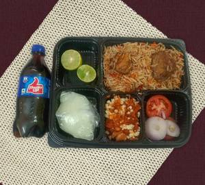 Chicken Biryani (Half)2Pcs+ Sevae + Cold Drink 200M.l + Raita + Onion