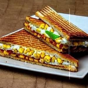 Cheese Corn Paneer Sandwich