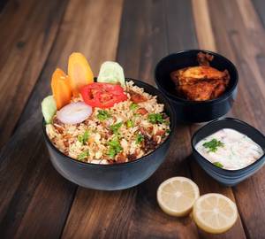 Combo -chicken fried rice [3 kabab pice]