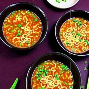 Cheese manchow soup