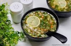 Lemon coriander soup