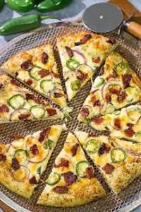 Jalapeno and pepper pizza