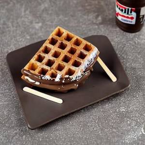 Milky Nutella Waffle Pops