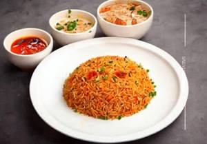 Triple schezwan fried rice 