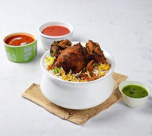 Chicken Fry Biryani Half