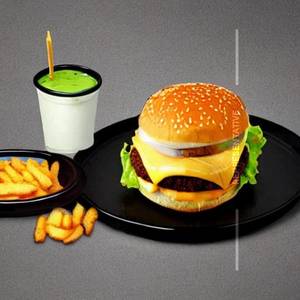 Double cheese burger