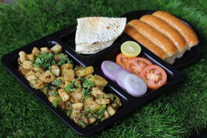 Aloo Fry Pav Bhaji