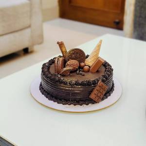 Dark chocolate overloaded Cake