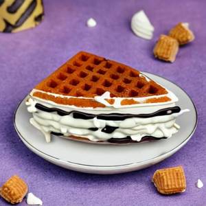 Milk & White Choco Waffle Pops