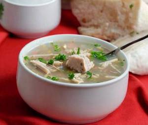 Hot Garlic Chicken Soup