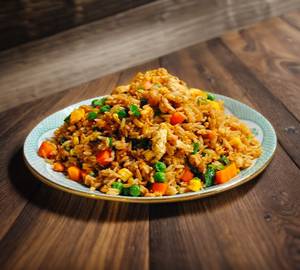 Double egg fried rice