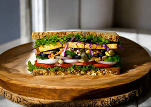 Thai Veggie Crunch Tofu Sandwich