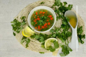 Lemon Coriander Soup