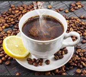 Black lemon coffee