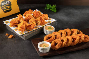 Nashville Chicken Popcorn + Ghost Pepper Onion Rings Combo